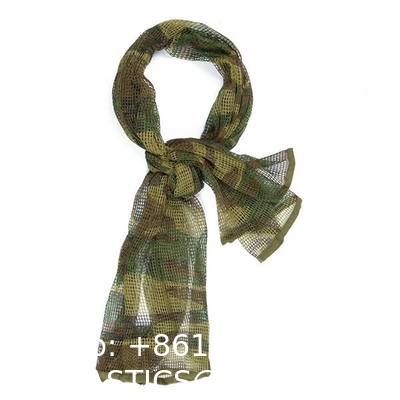 Camouflage Scarves, Sniper Veil Camo Mesh Material Hunting Shemagh Scarf Balaclava Head Neck Cover