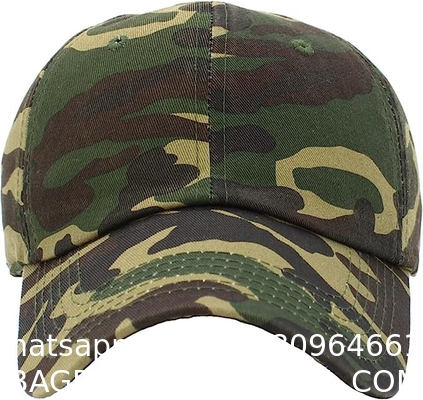 Profile Hat Baseball Cap Outdoor Camouflage Fishing Cap, Dad Hat Adjustable Unconstructed Plain Cap