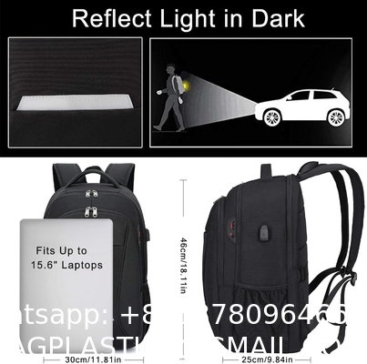 Travel Laptop Backpack, Business Backpack Anti-Theft with USB Charging Port Password Lock, Durable Water Resistant