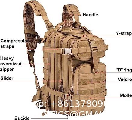 Small 30L Rucksack Military Tactical Backpack Outdoors Bug Out Bag Packable Backpack Lightweight Casual Daypack