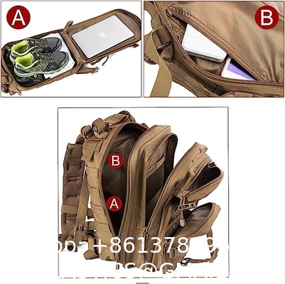 Small 30L Rucksack Military Tactical Backpack Outdoors Bug Out Bag Packable Backpack Lightweight Casual Daypack