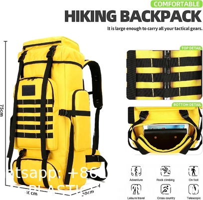 Military Tactical Backpack 70L Hiking Backpacks Men Women Molle Army Assault Pack Tactical Bag Rucksack