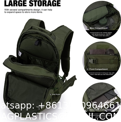Hiking Camping Backpack 40L, Lightweight Rucksack Men Women Outdoor Sport Trekking Traveling Daypack