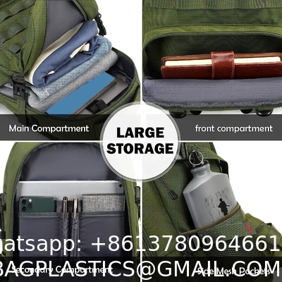 Hiking Camping Backpack 40L, Lightweight Rucksack Men Women Outdoor Sport Trekking Traveling Daypack