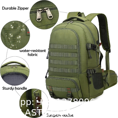 Hiking Camping Backpack 40L, Lightweight Rucksack Men Women Outdoor Sport Trekking Traveling Daypack