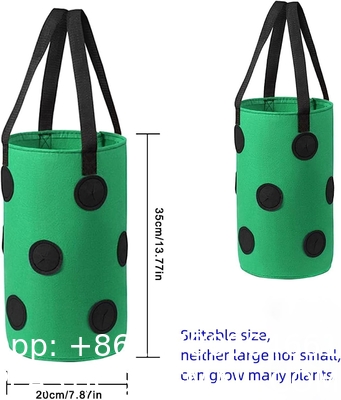 Strawberry Grow Bags, No Gauze Growing Bag, Hole Upside Down Planter Handling Planter Bags, Planting Strawberries