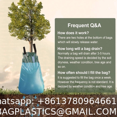 Tree Watering Bag, 20 Gallon Slow Release Watering Bag for Trees, Tree Irrigation Bag Made of Durable PVC Material