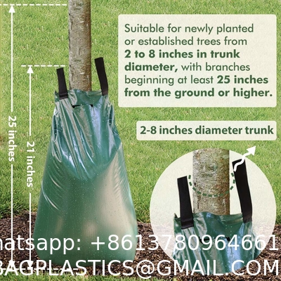 Tree Watering Bag, 20 Gallon Slow Release Watering Bag for Trees, Tree Irrigation Bag Made of Durable PVC Material
