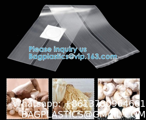 Autoclavable Mushroom Grow Bags Bulk with Microporous Filter Patchs - Large 8"x5"x20" Extra Thick 80 Micron