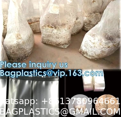 Autoclavable Mushroom Grow Bags Bulk with Microporous Filter Patchs - Large 8"x5"x20" Extra Thick 80 Micron