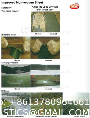 Weed Control Mulch Film, Agriculture Vegetable Black PE Films, 5 Holes Greenhouse Perforated Film