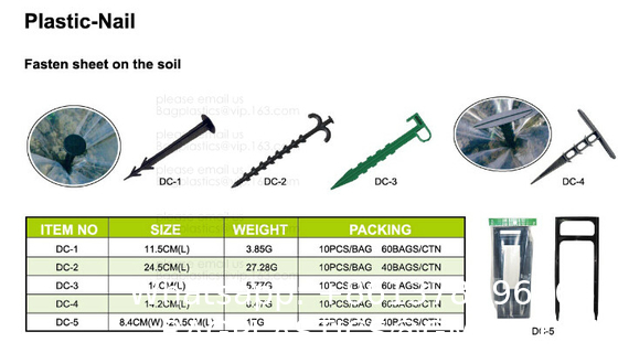 Weed Control Mulch Film, Agriculture Vegetable Black PE Films, 5 Holes Greenhouse Perforated Film