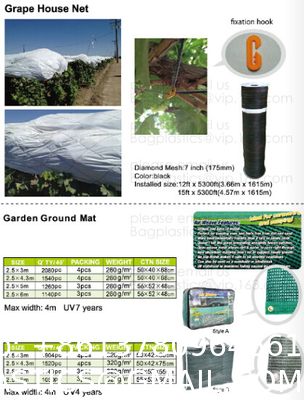 Weed Control Mulch Film, Agriculture Vegetable Black PE Films, 5 Holes Greenhouse Perforated Film