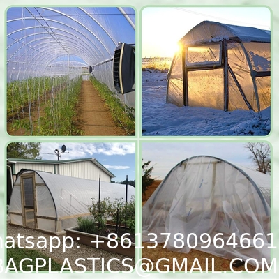 Greenhouse Plastic Sheeting 12x25 ft, 6 mil Clear Film Cover UV-Resistant Polyethylene Greenhouse Film