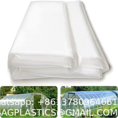 Greenhouse Plastic Sheeting 12x25 ft, 6 mil Clear Film Cover UV-Resistant Polyethylene Greenhouse Film