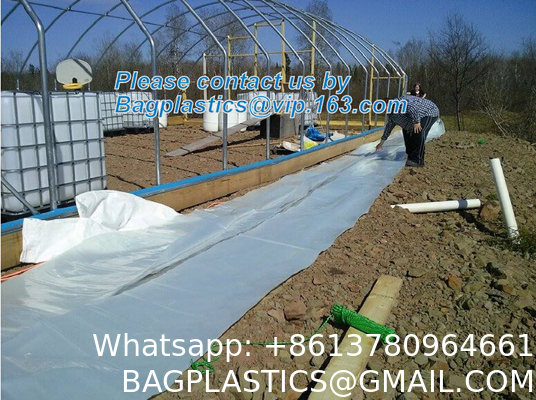 Greenhouse Plastic Sheeting 12x25 ft, 6 mil Clear Film Cover UV-Resistant Polyethylene Greenhouse Film