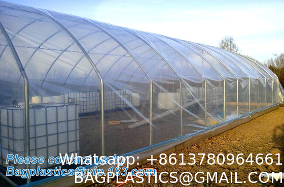 Greenhouse Plastic Sheeting 12x25 ft, 6 mil Clear Film Cover UV-Resistant Polyethylene Greenhouse Film