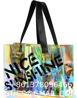 Iridescence Beach Bags for Women - Extra Large Beach Tote Waterproof Sandproof, Pool Bag Travel Picnic Camping