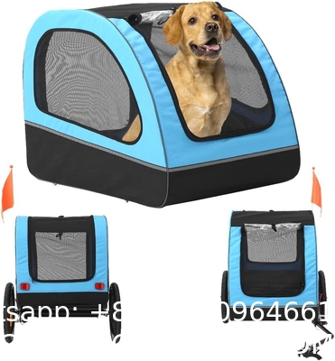 Dog Trailer, Medium Dog Buggy, Bicycle Trailer for Small and Medium Dogs Under 88 lbs