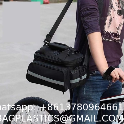 Bike Rear Rack Bag,Bicycle Trunk Bag,Panniers Bag,Cycling Luggage Bag,with rain Cover Bicycle Frame Back Saddle Bag