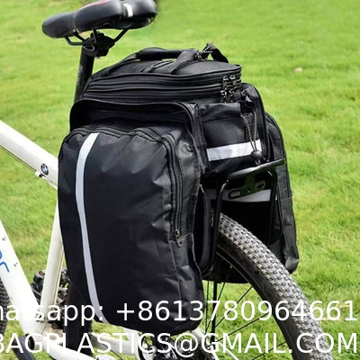 Bike Rear Rack Bag,Bicycle Trunk Bag,Panniers Bag,Cycling Luggage Bag,with rain Cover Bicycle Frame Back Saddle Bag