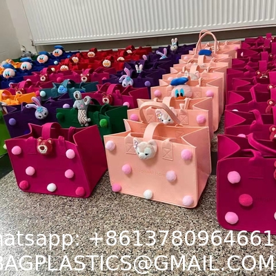 Cartoon Travel Bag Gift Handbag Baby Accompanying Hand Gift Box One-year-old Hundred Day Banquet Felt Handbag