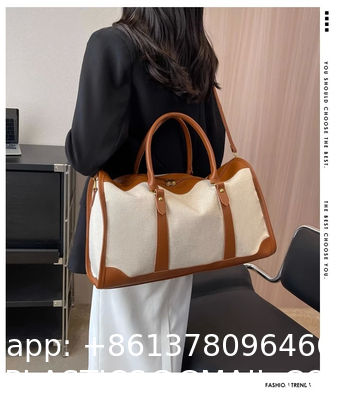 Portable Lightweight Ladies Out Short Travel Bag Large-Capacity Bag Ladies New Summer Canvas Messenger Bag