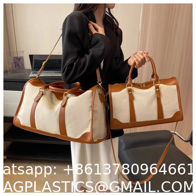 Portable Lightweight Ladies Out Short Travel Bag Large-Capacity Bag Ladies New Summer Canvas Messenger Bag