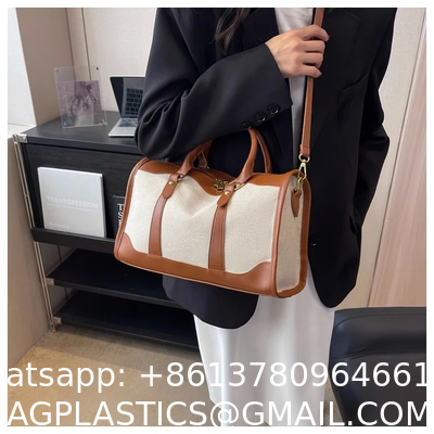 Portable Lightweight Ladies Out Short Travel Bag Large-Capacity Bag Ladies New Summer Canvas Messenger Bag
