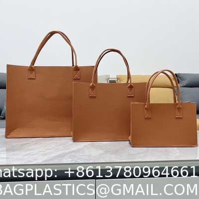 Felt Bag Shopping Bag Travel Thickened Portable Felt Autumn And Winter All-Match Large-Capacity Women'S Bag Shoulder
