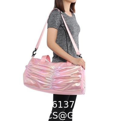 Wholesale quality bags, Custom Logo Fashion Travel Sports Bag, Large Capacity Ladies Pink Duffel Bag Travel Bags