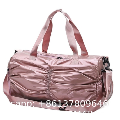 Wholesale quality bags, Custom Logo Fashion Travel Sports Bag, Large Capacity Ladies Pink Duffel Bag Travel Bags