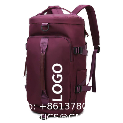 Custom Logo Short-Distance Weekend Gym Sports Backpack Travel Duffle Bags With Shoes Compartment