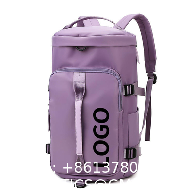 Custom Logo Short-Distance Weekend Gym Sports Backpack Travel Duffle Bags With Shoes Compartment