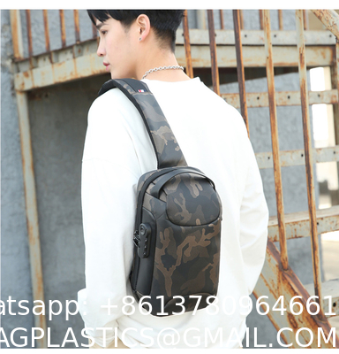 Wholesale Waterproof Anti Theft Usb Men Chest Bags Cross Body Bags For Men Luxury Smell Proof Crossbody Bag