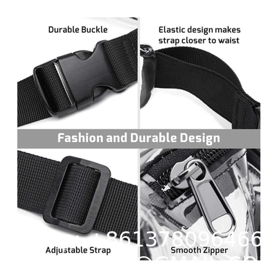 Clear Pvc Crossbody Mobile Phone Storage Bag Transparent Belt Waist Bag Chest Pouch Wallet Purse And Handbags