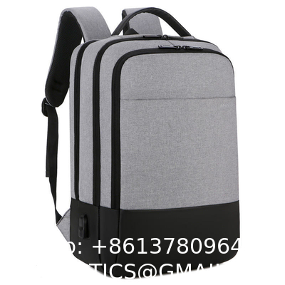 Fashion Unisex Waterproof Oxford Casual Zipper Smart Backpack For Laptop Usb Charging Backpack