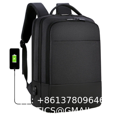Fashion Unisex Waterproof Oxford Casual Zipper Smart Backpack For Laptop Usb Charging Backpack