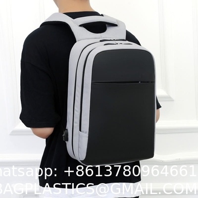 Fashion Unisex Waterproof Oxford Casual Zipper Smart Backpack For Laptop Usb Charging Backpack