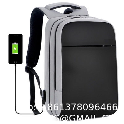 Fashion Unisex Waterproof Oxford Casual Zipper Smart Backpack For Laptop Usb Charging Backpack