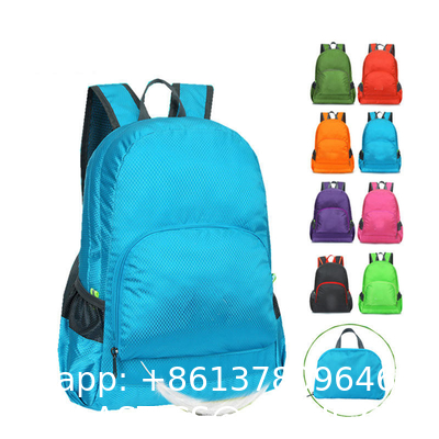 Outdoor Camping Hiking Ultralight Folding Travel Daypack Bag Mountaineering Sports Backpack for Men Women Foldable
