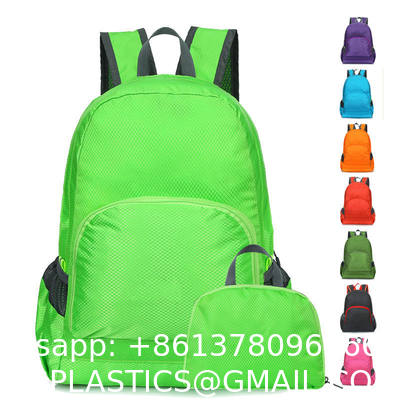 Outdoor Camping Hiking Ultralight Folding Travel Daypack Bag Mountaineering Sports Backpack for Men Women Foldable