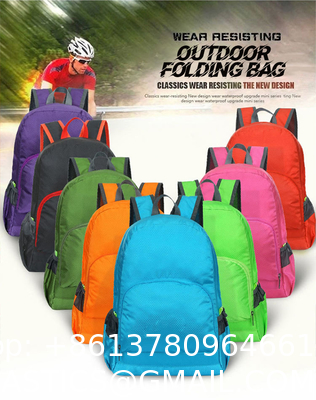 Outdoor Camping Hiking Ultralight Folding Travel Daypack Bag Mountaineering Sports Backpack for Men Women Foldable