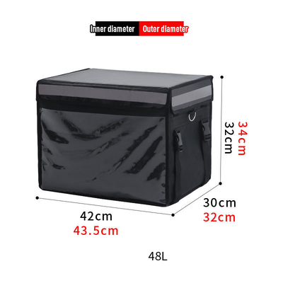 35L Extra Large Thermal Food Bag Cooler Bag Refrigerator Box Fresh Keeping Food Delivery Insulated Cool Backpack