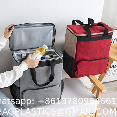 Wholesale Custom Logo 43L Preimum Insulated Cooler Picnic Lunch Bag Large Capacity Thermos Cooler Bag Backpack