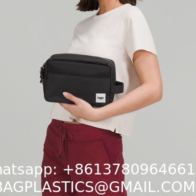 Customized Men Women Water-Resistant Case Organizer Portable Travel Toiletry Bag With Clear PVC Pouch