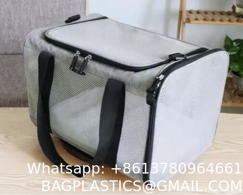 Dog Cat Carrier Airline Approved Pet Carrier Expandable Soft Sided Dog Travel Carrier Bag Dog Saddle Bag Pack