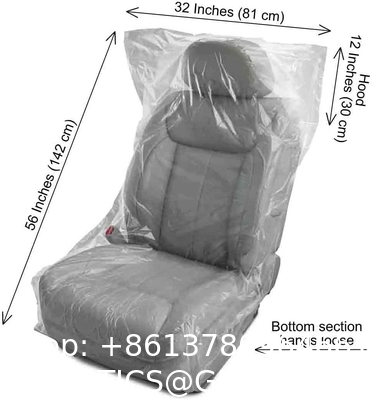 Disposable Seat Covers, Car Disposable Universal Pla Seat Covers for Airplane Seats, Salon Chairs, Restaurant Seat