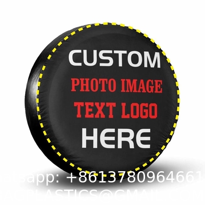 Factory Direct Sales Custom Logo Tyre Cover Various Size Print Design Car Spare Tire Covers