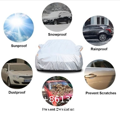 All weather Car Cover / Pvc/ Pe / Peva Wholesale Waterproof Sun Protection Rain Snow Polyester Car Cover
